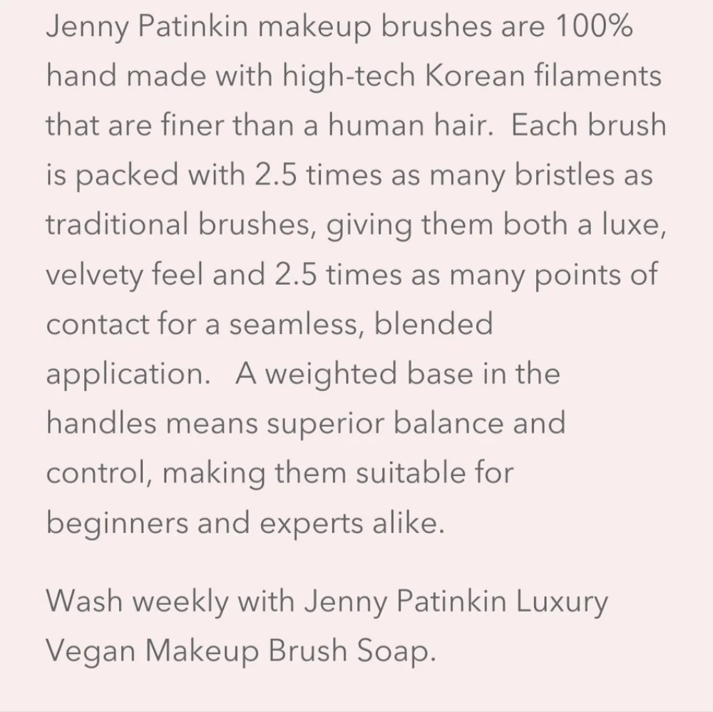 🌺Jenny Patinkin Eyeshadow Multi Blender Makeup Brush